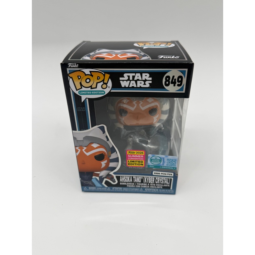 Funko Pop! Star Wars: Ahsoka Tano (Kyber Crystal) #849 SDCC Shared Sticker 9500